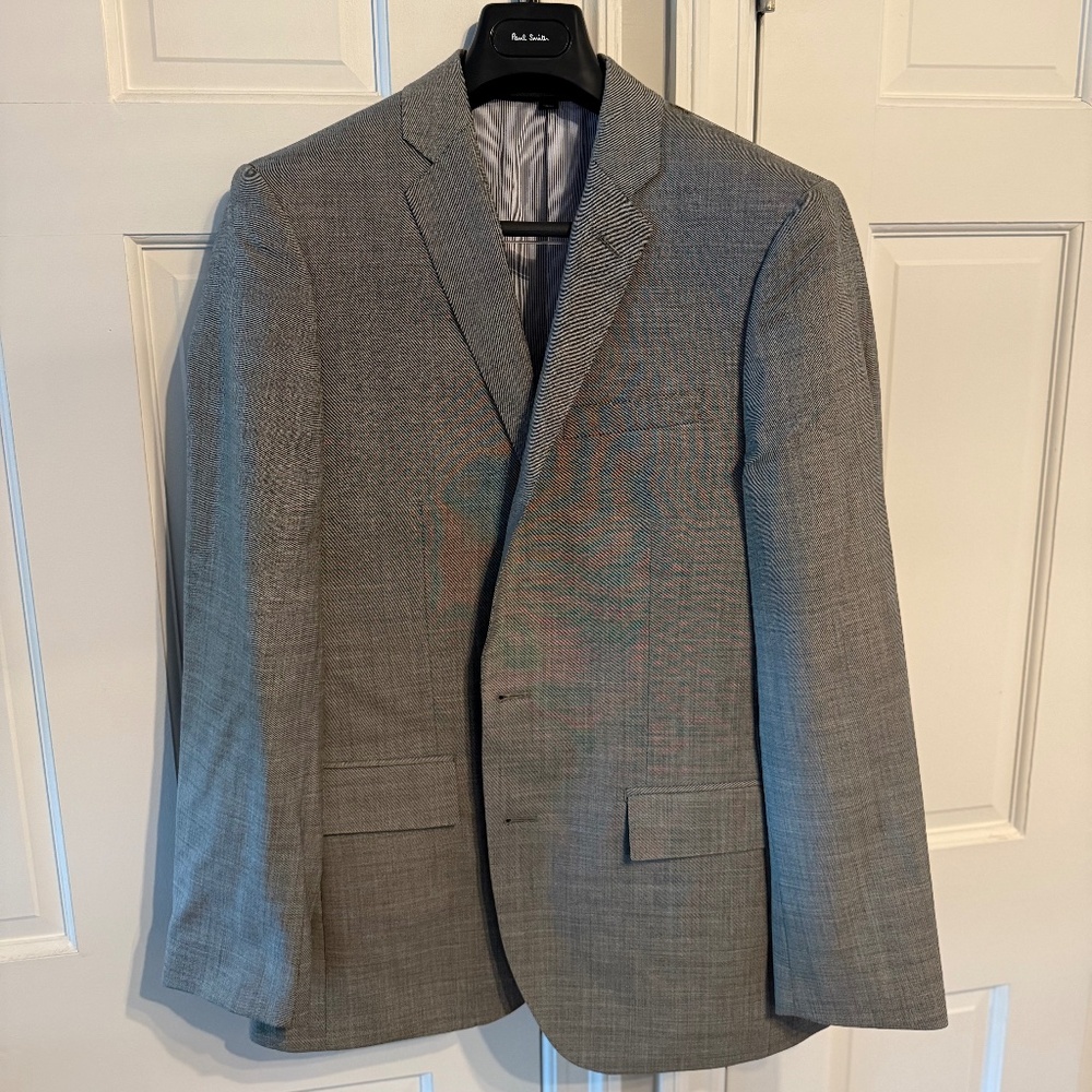 Light Grey J. Crew Ludlow Suit Jacket Italian Wool - Slim Fit